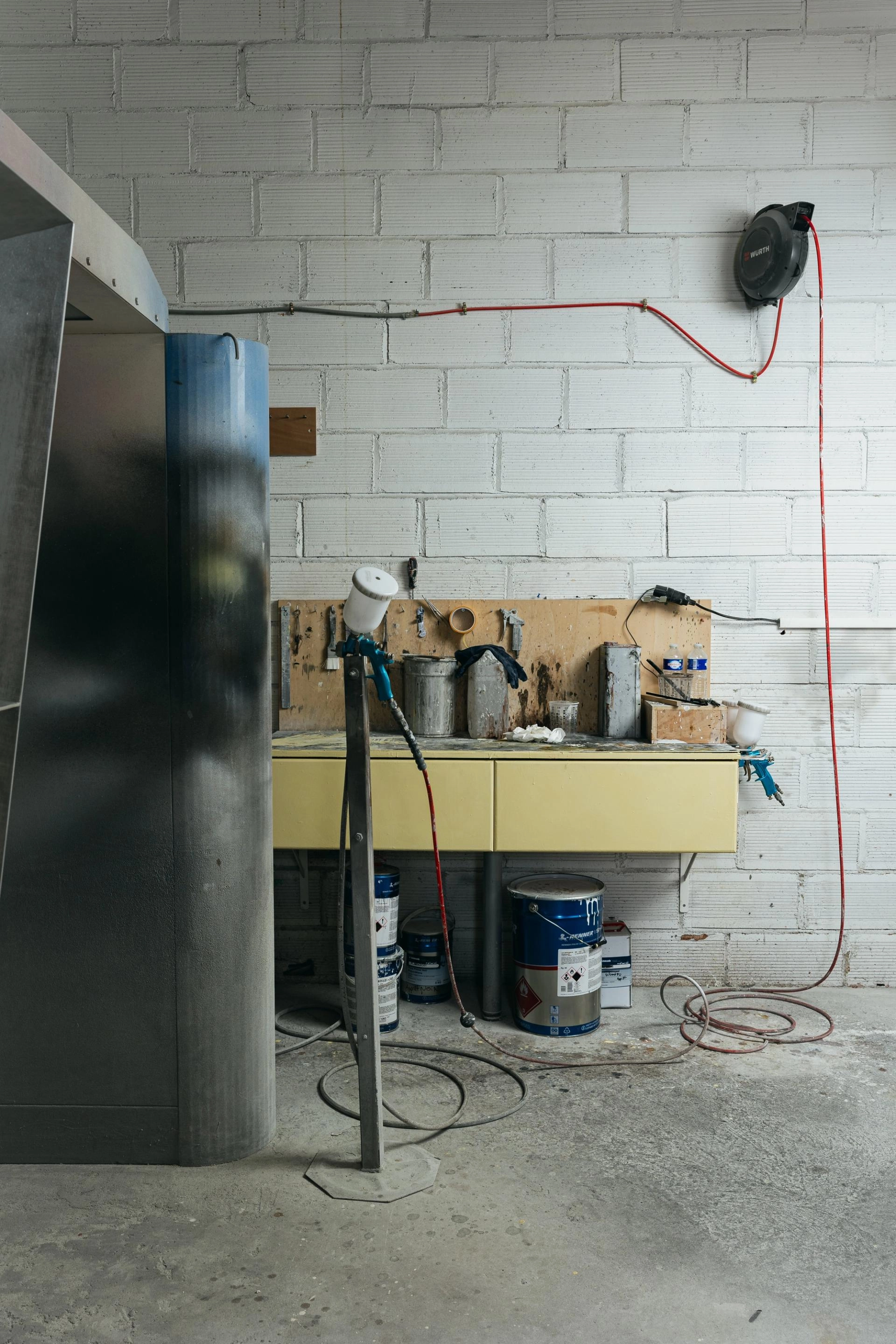 Cabine à peinture
